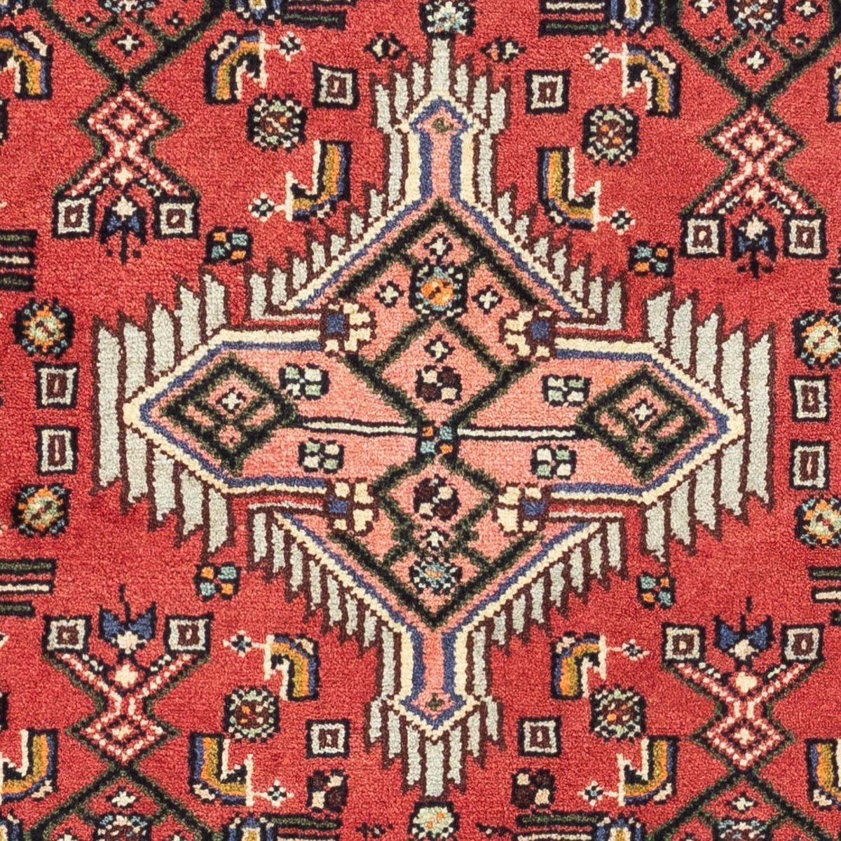 Alfombra persa - Nómada - 125 x 80 cm - rojo