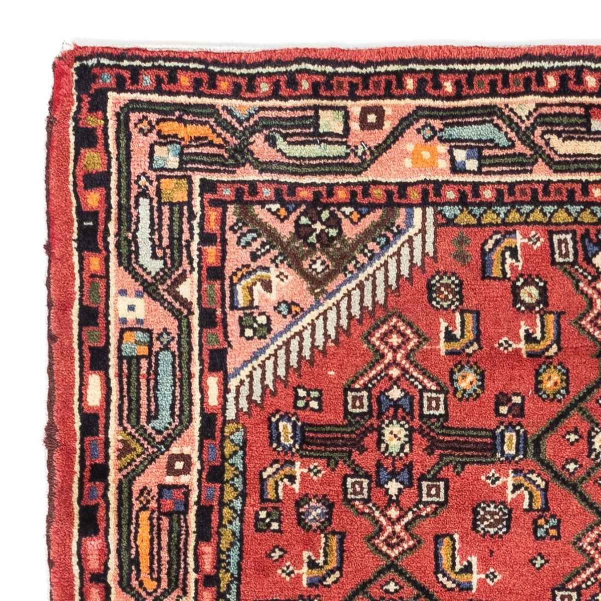 Alfombra persa - Nómada - 125 x 80 cm - rojo