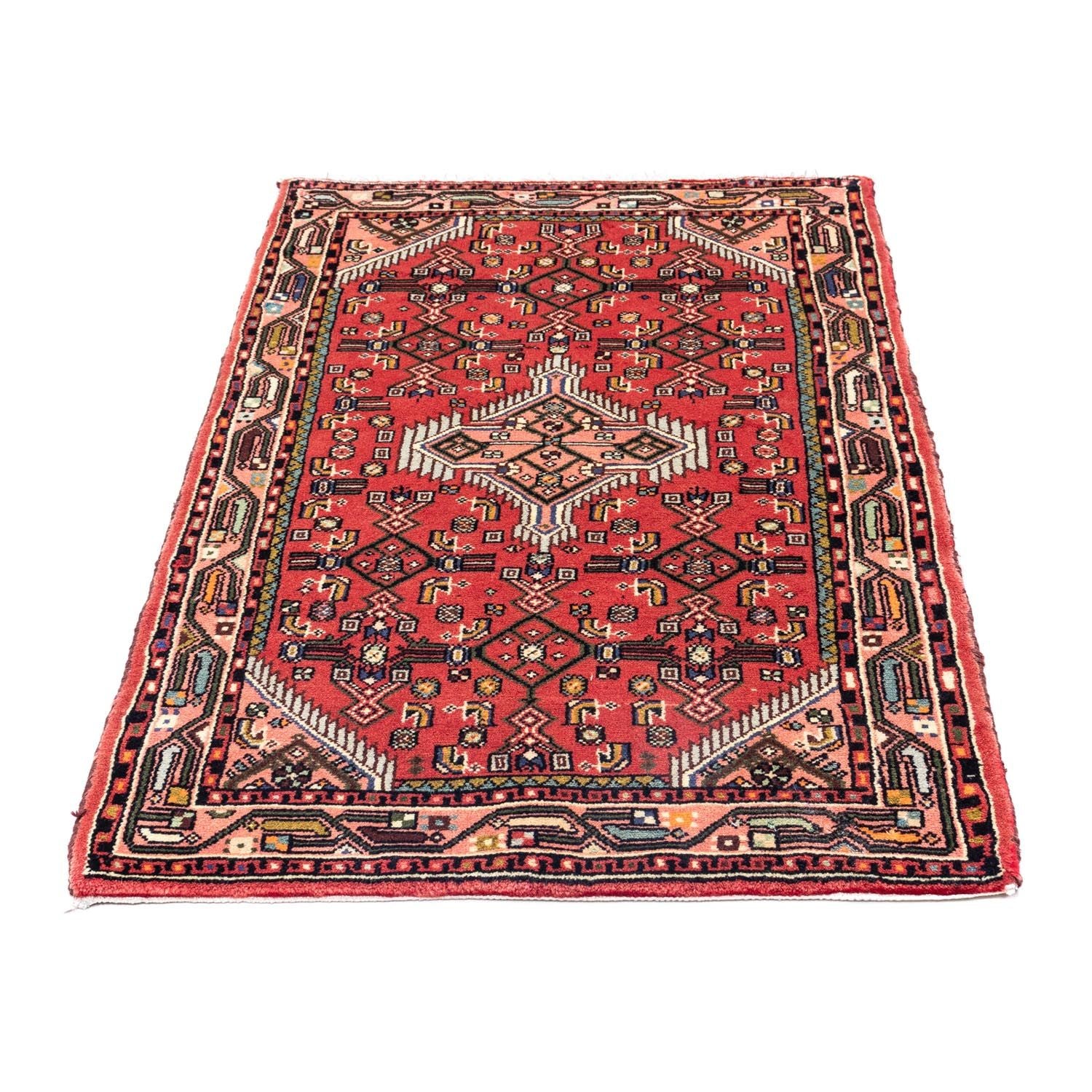 Alfombra persa - Nómada - 125 x 80 cm - rojo