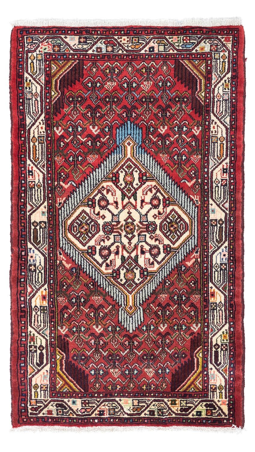 Alfombra persa - Nómada - 125 x 80 cm - rojo