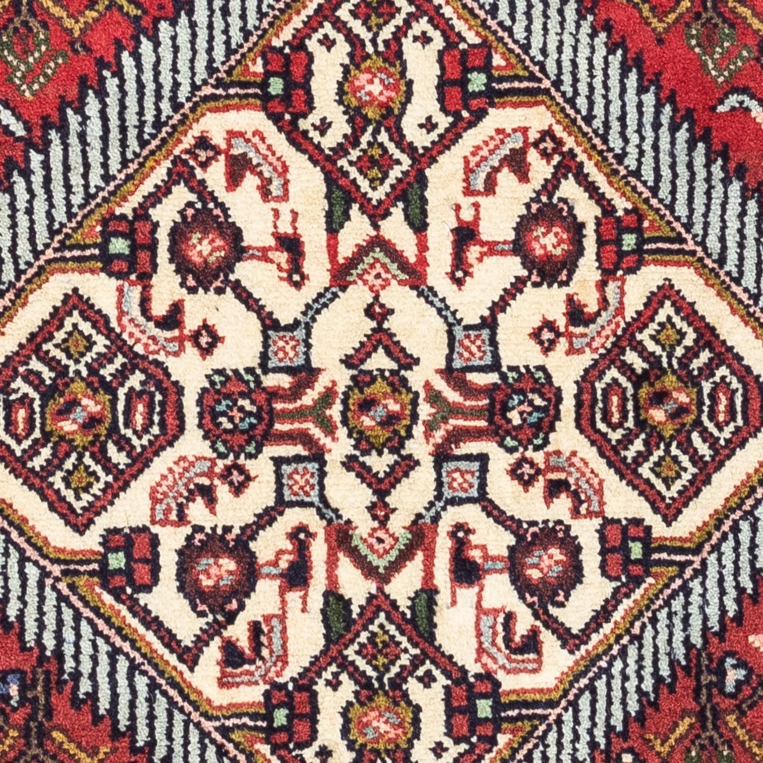 Alfombra persa - Nómada - 125 x 80 cm - rojo