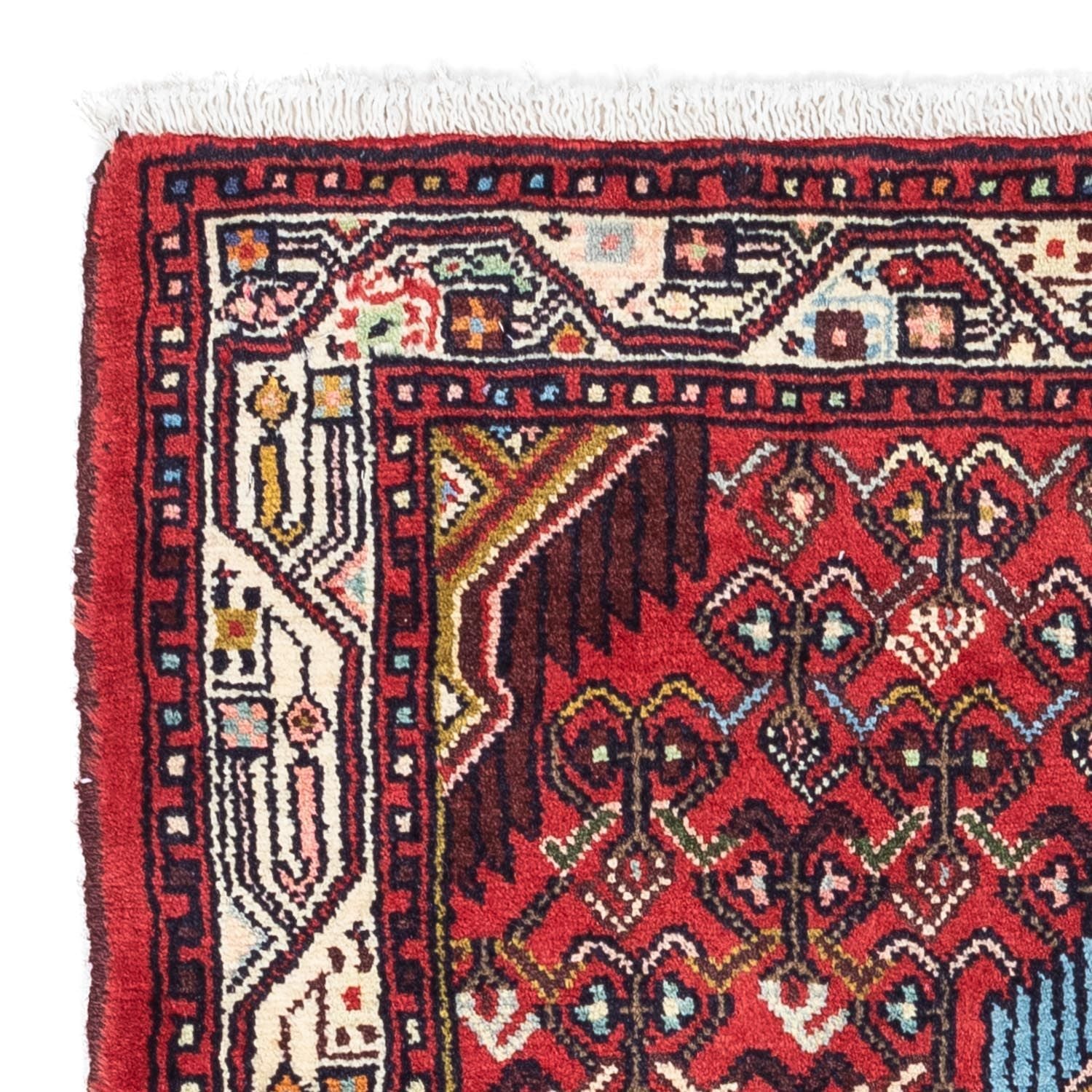 Alfombra persa - Nómada - 125 x 80 cm - rojo