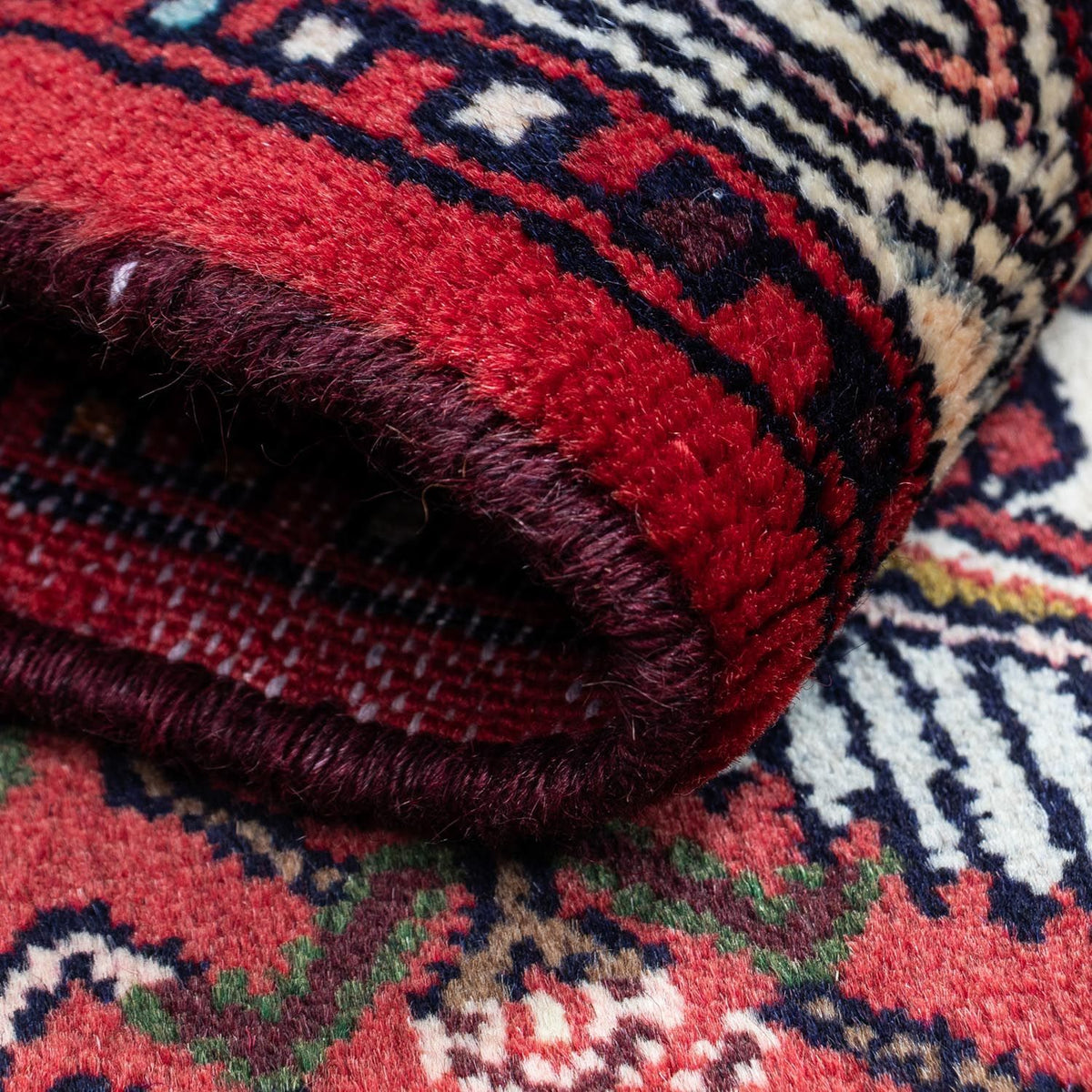 Alfombra persa - Nómada - 125 x 80 cm - rojo