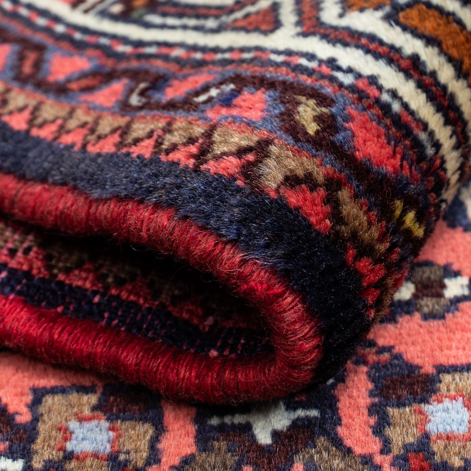 Alfombra persa - Nómada - 125 x 80 cm - rojo