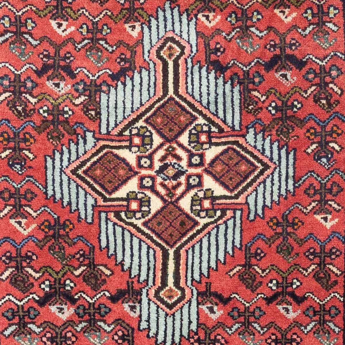 Alfombra persa - Nómada - 125 x 80 cm - rojo