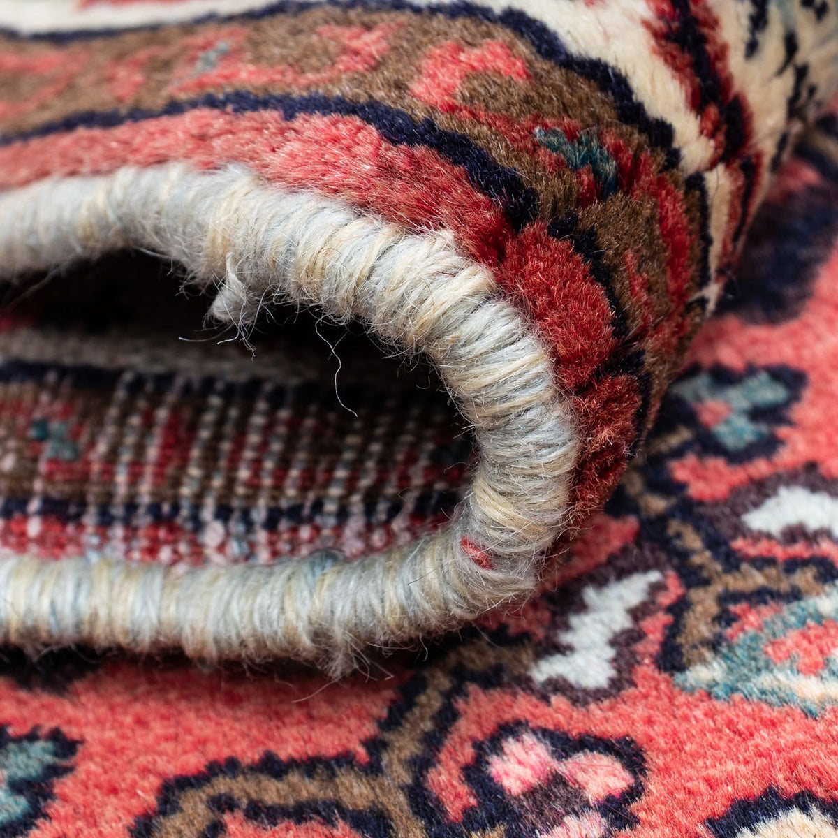 Alfombra persa - Nómada - 125 x 80 cm - rojo