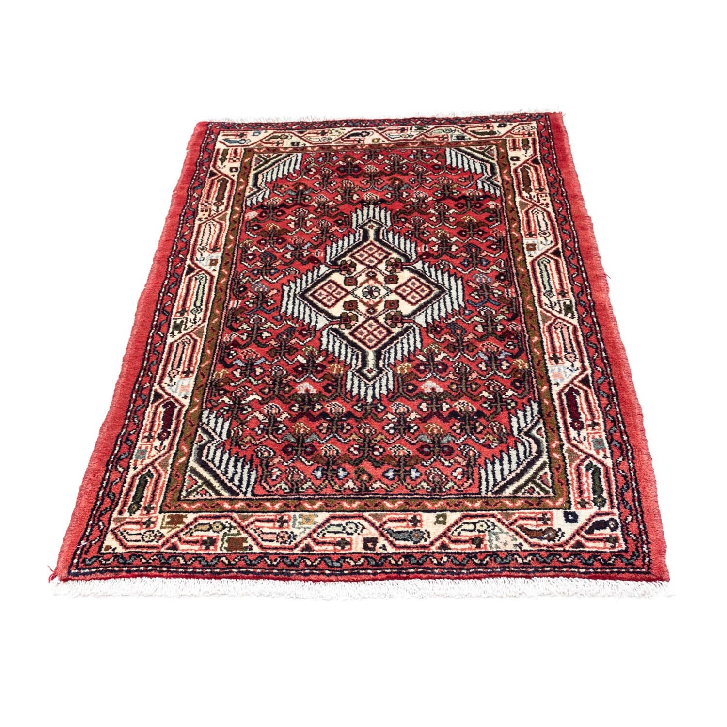 Alfombra persa - Nómada - 125 x 80 cm - rojo