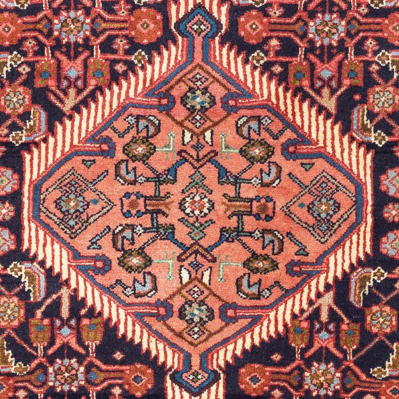 Alfombra persa - Nómada - 125 x 80 cm - azul oscuro