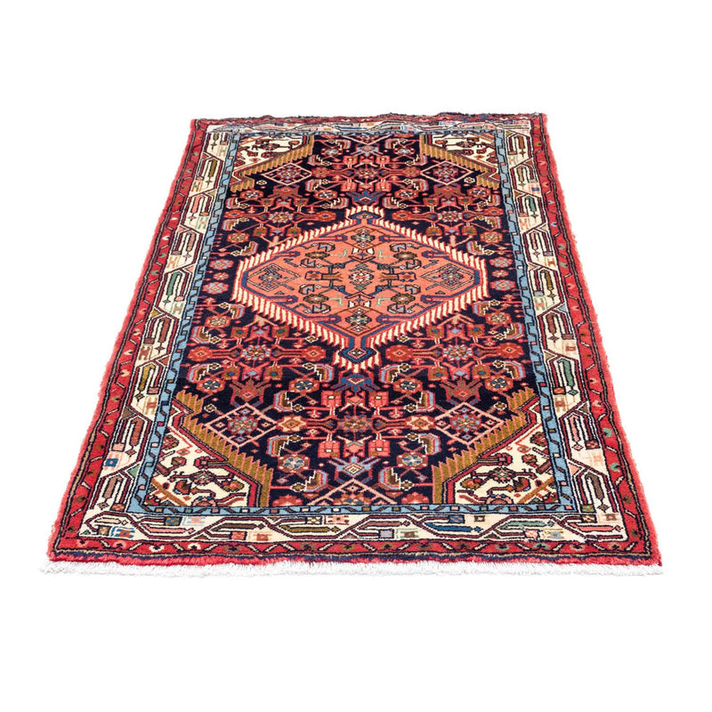 Alfombra persa - Nómada - 125 x 80 cm - azul oscuro