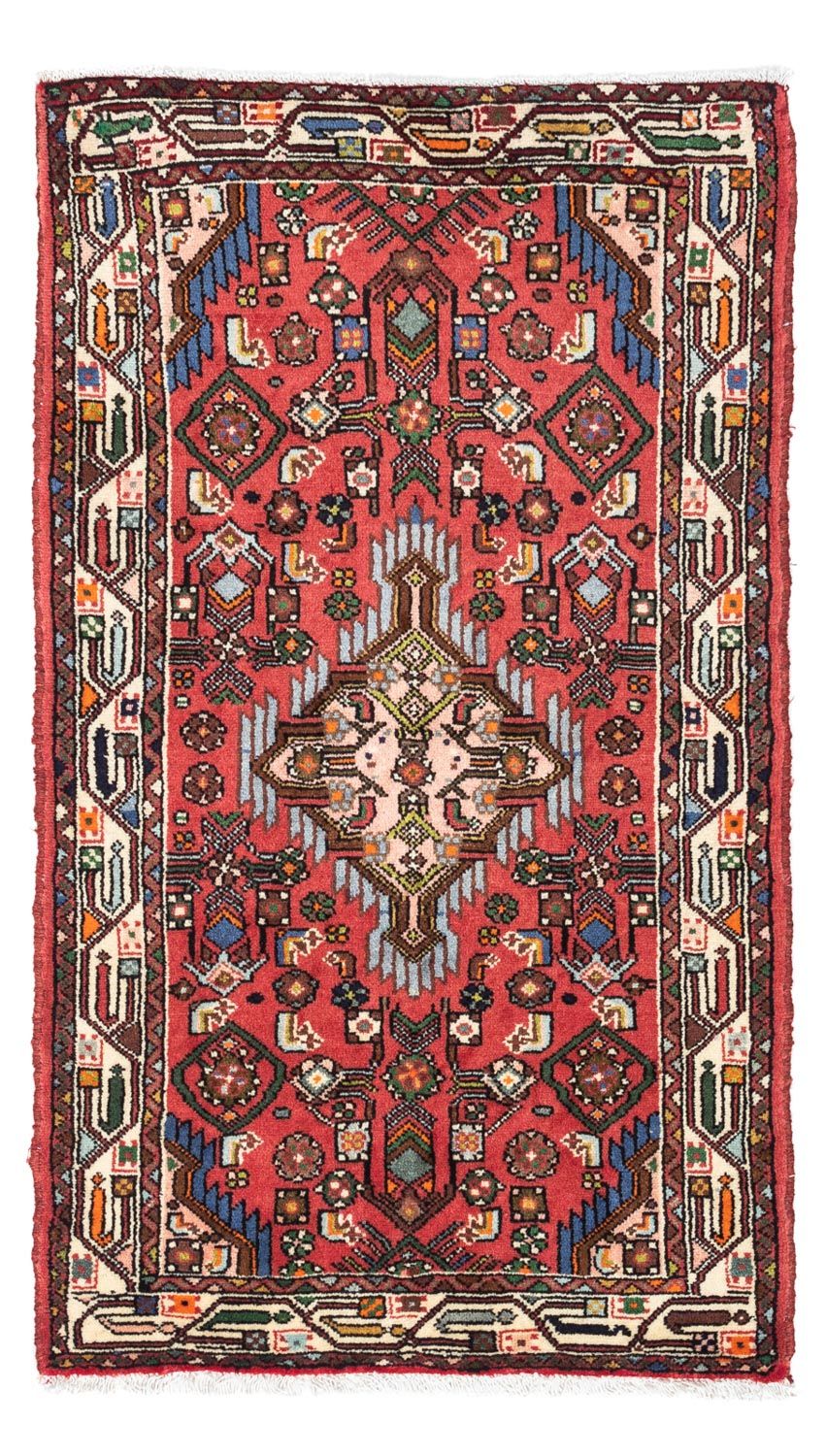 Alfombra persa - Nómada - 125 x 80 cm - rojo