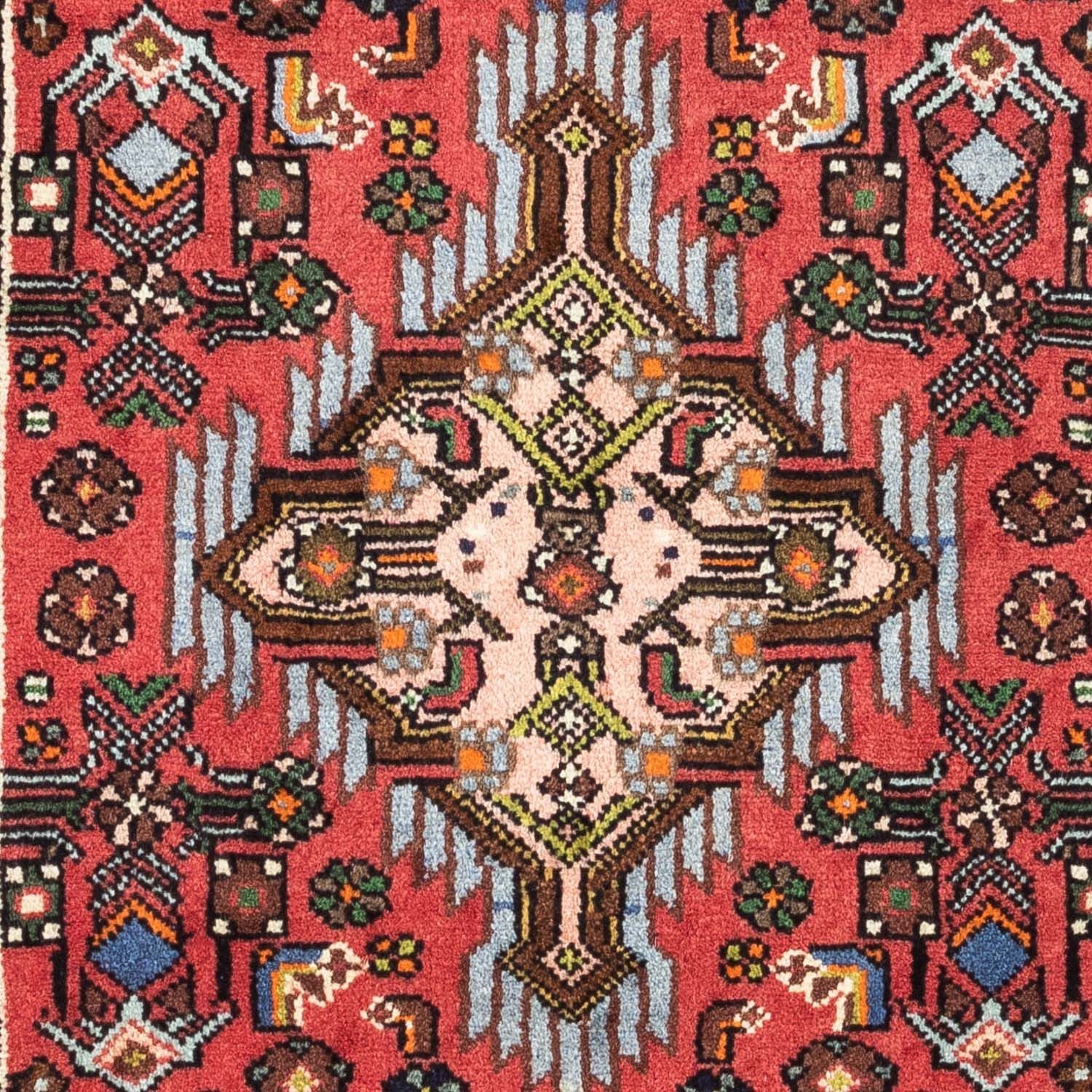 Alfombra persa - Nómada - 125 x 80 cm - rojo