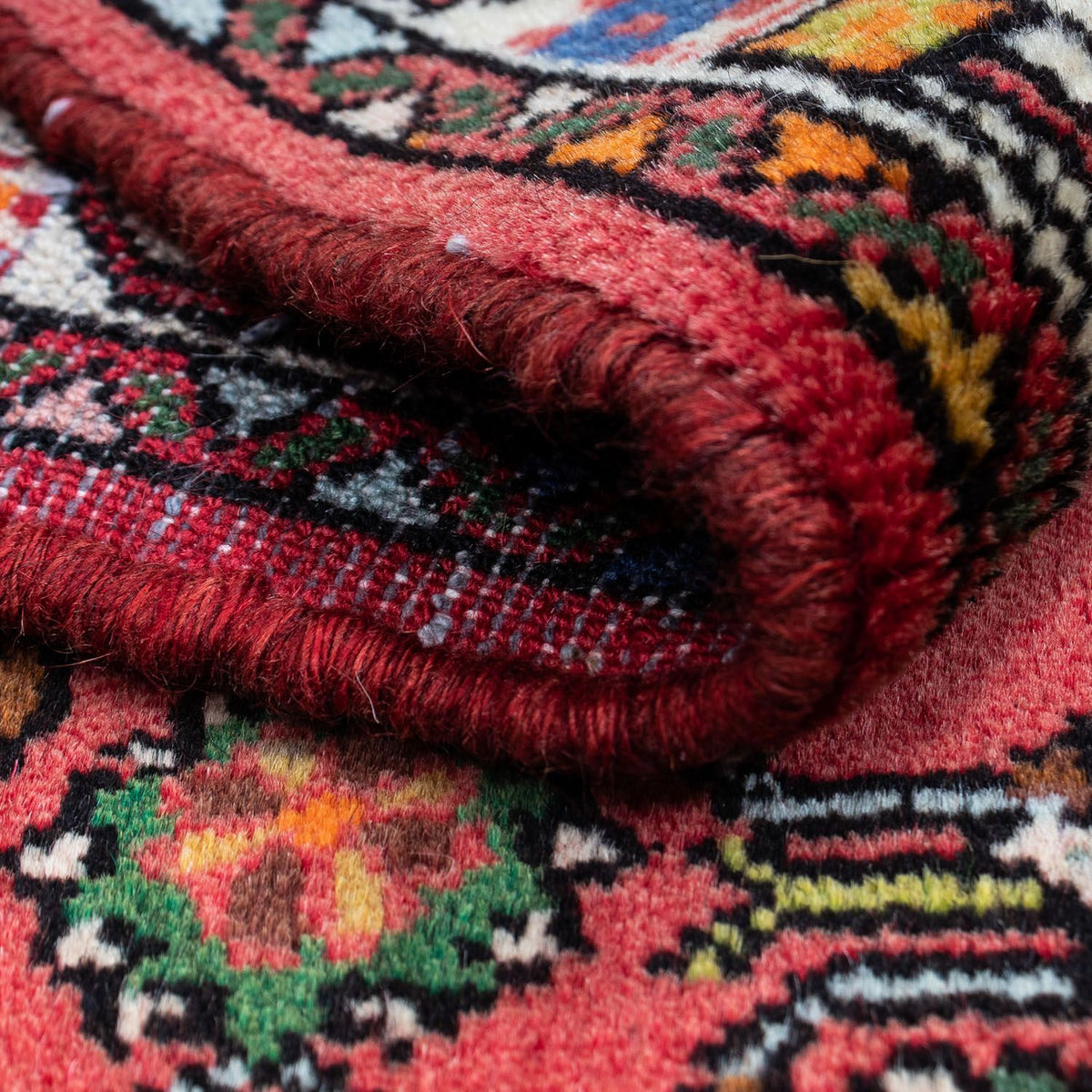 Alfombra persa - Nómada - 125 x 80 cm - rojo