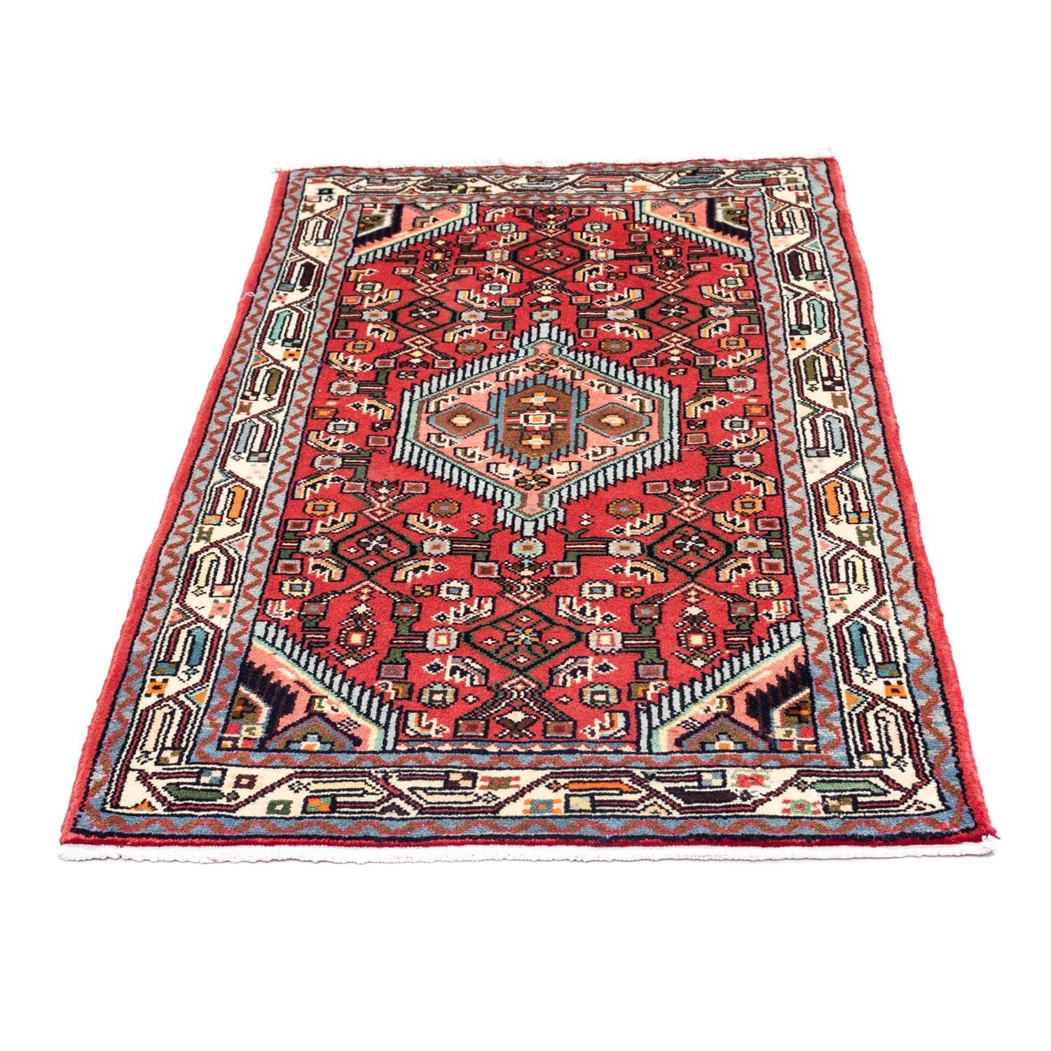 Alfombra persa - Nómada - 125 x 80 cm - rojo