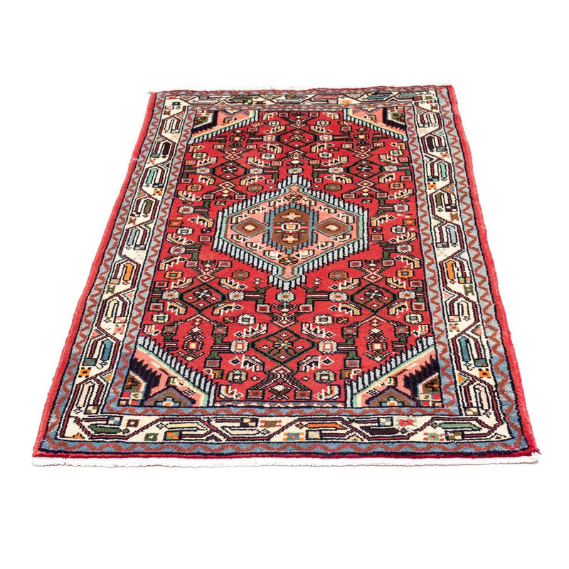 Alfombra persa - Nómada - 125 x 80 cm - rojo