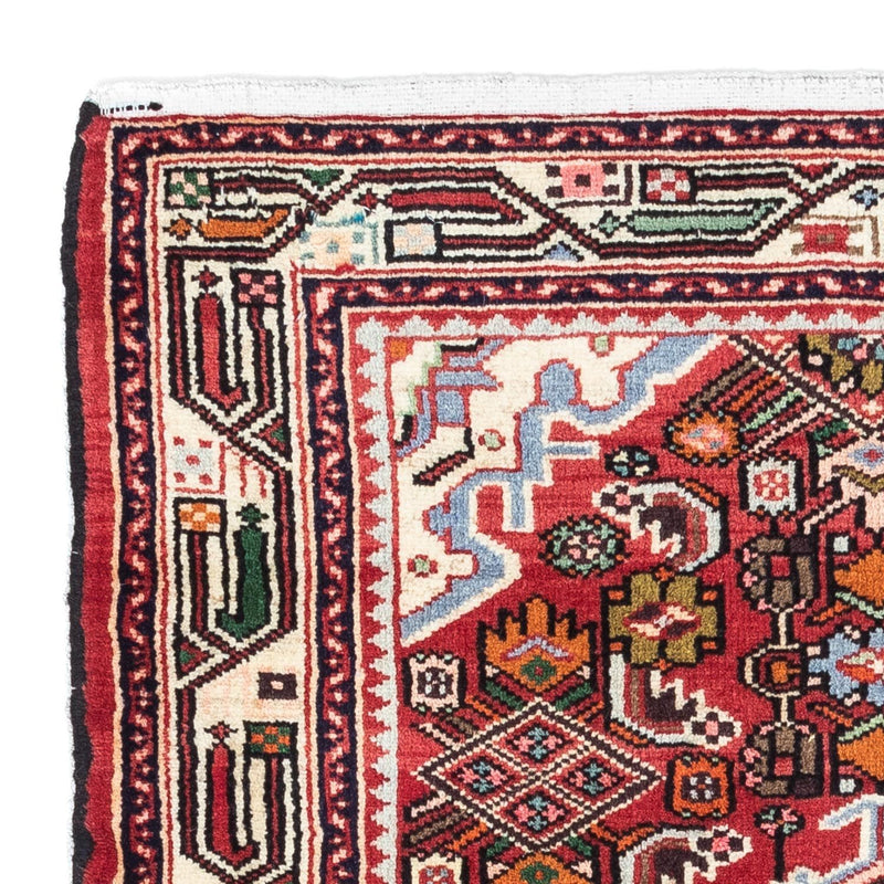 Alfombra persa - Nómada - 125 x 80 cm - rojo