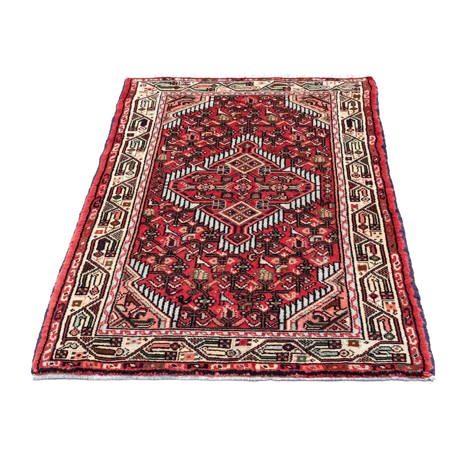Alfombra persa - Nómada - 125 x 80 cm - rojo