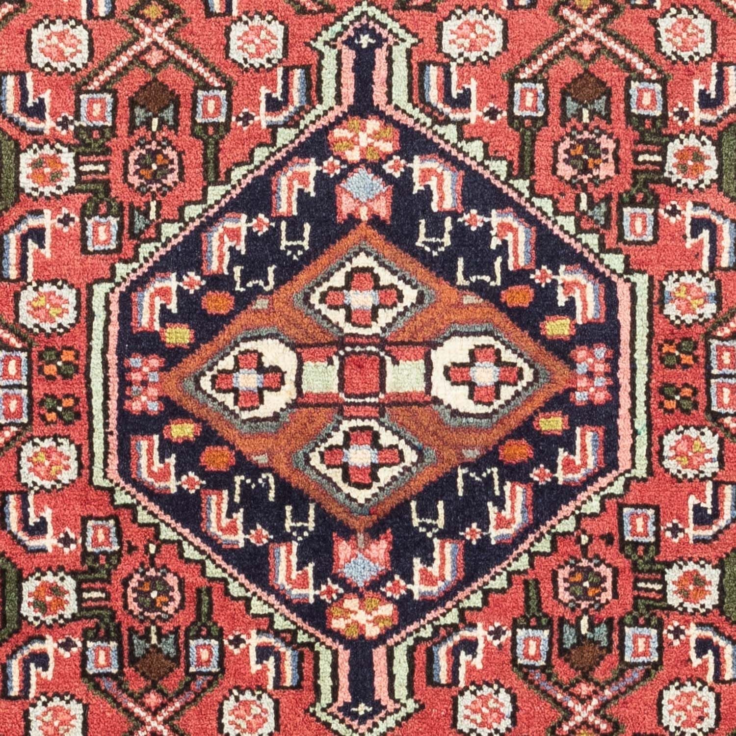Alfombra persa - Nómada - 125 x 80 cm - rojo claro