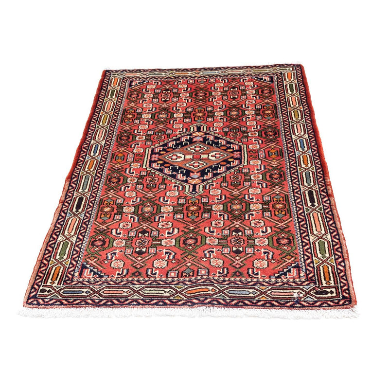 Alfombra persa - Nómada - 125 x 80 cm - rojo claro