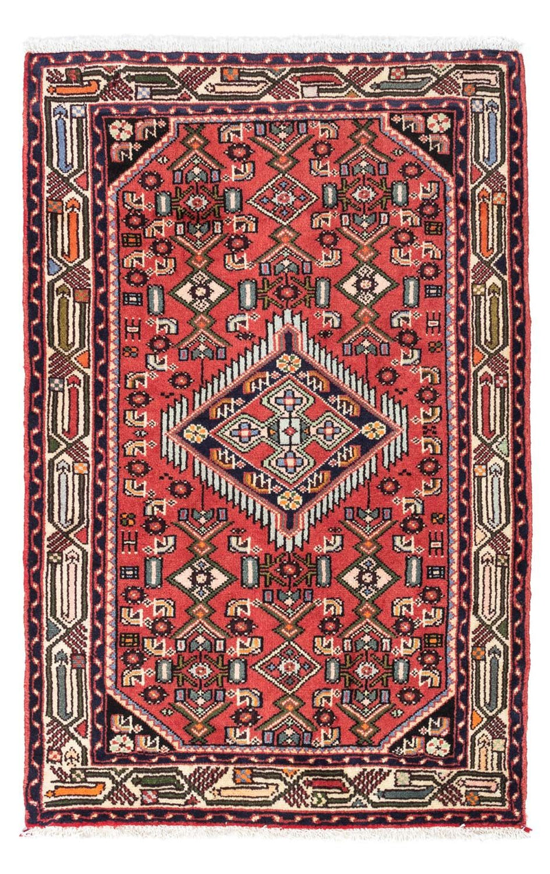 Alfombra persa - Nómada - 125 x 80 cm - rojo