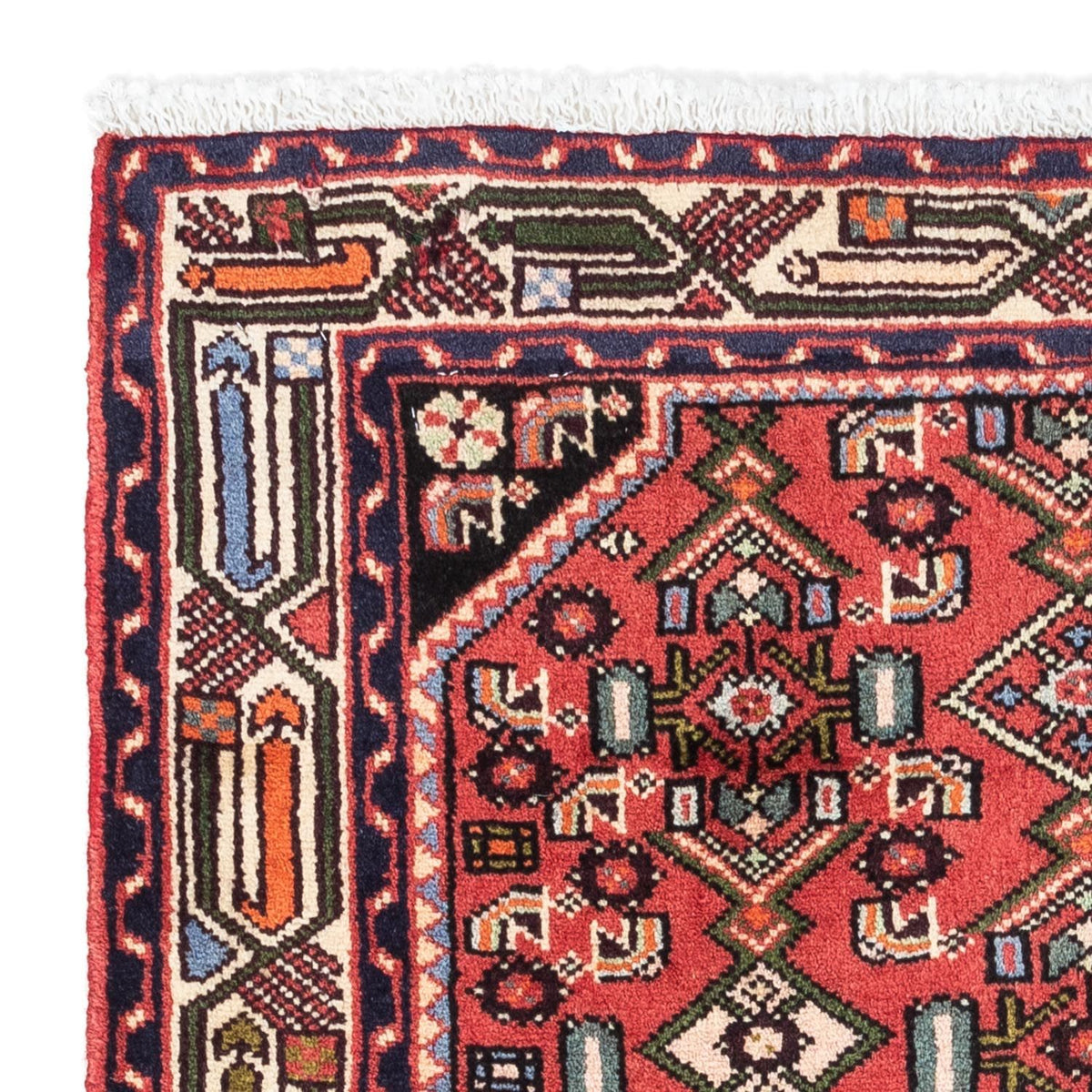 Alfombra persa - Nómada - 125 x 80 cm - rojo