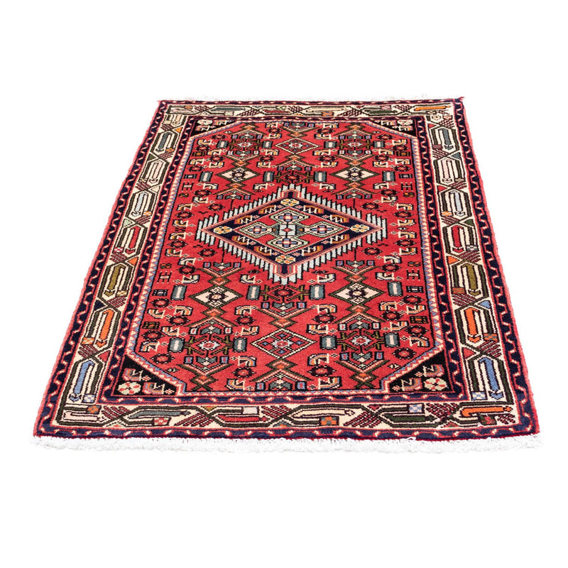 Alfombra persa - Nómada - 125 x 80 cm - rojo