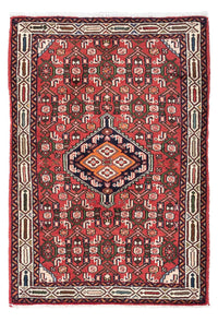 Alfombra persa - Nómada - 125 x 80 cm - rojo claro