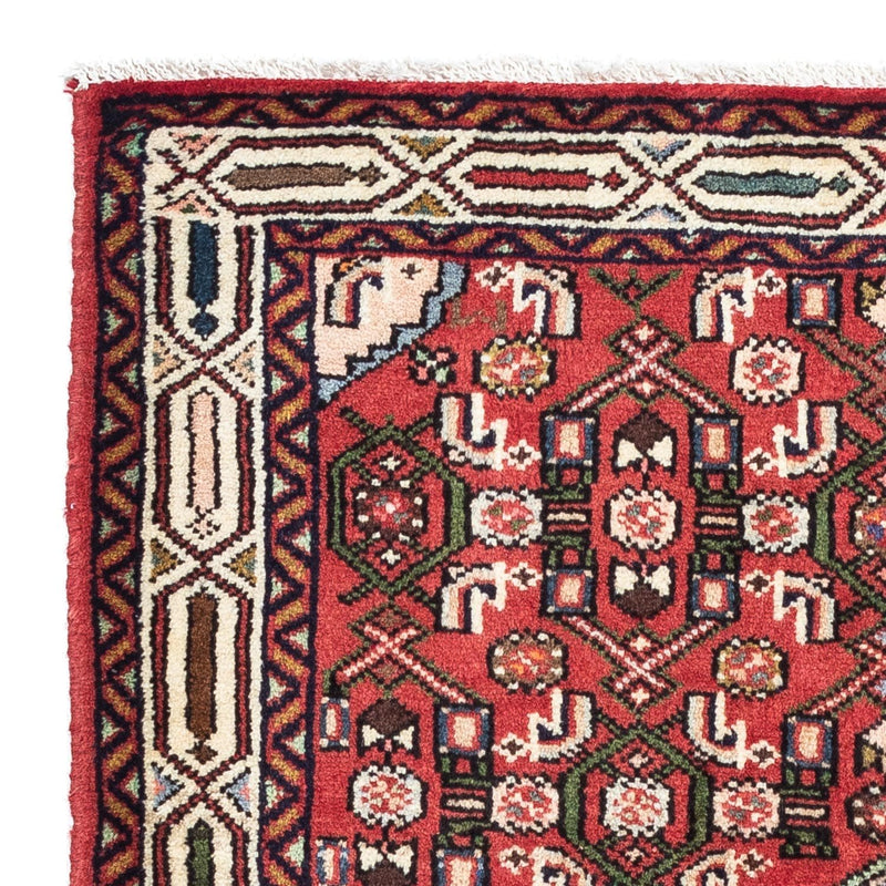 Alfombra persa - Nómada - 125 x 80 cm - rojo claro