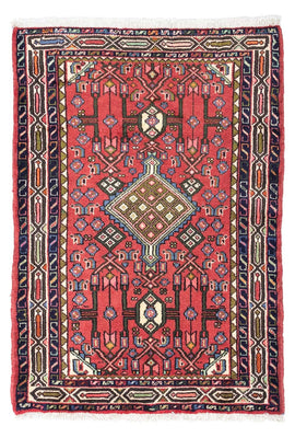 Alfombra persa - Nómada - 125 x 80 cm - rojo