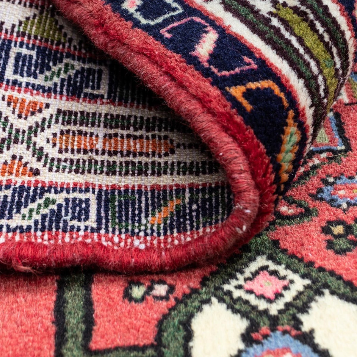 Alfombra persa - Nómada - 125 x 80 cm - rojo