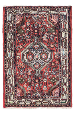 Alfombra persa - Nómada - 125 x 80 cm - rojo claro