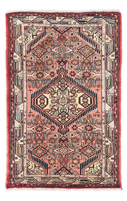 Alfombra persa - Nómada - 125 x 80 cm - rojo claro
