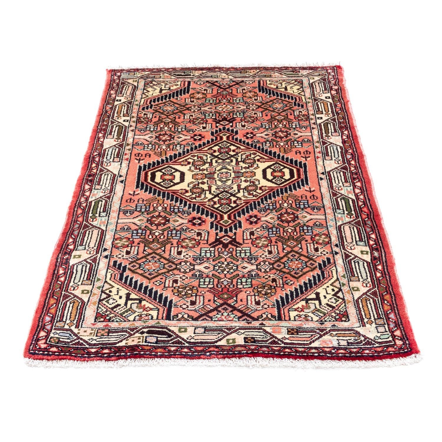 Alfombra persa - Nómada - 125 x 80 cm - rojo claro