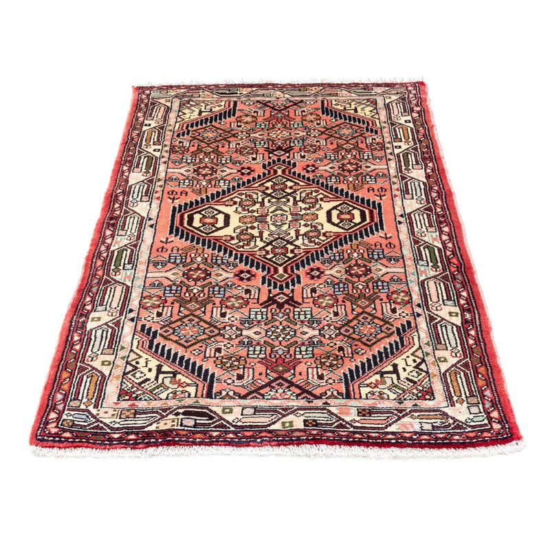 Alfombra persa - Nómada - 125 x 80 cm - rojo claro