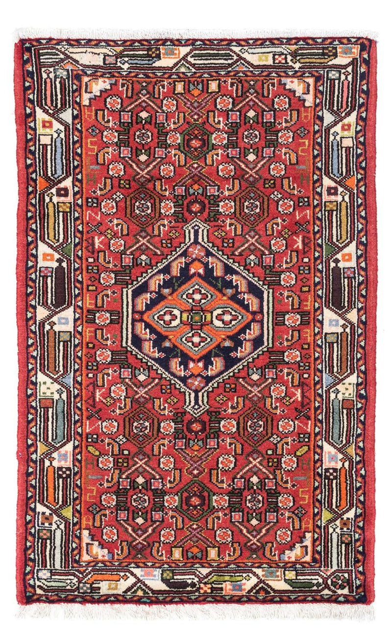 Alfombra persa - Nómada - 125 x 80 cm - rojo