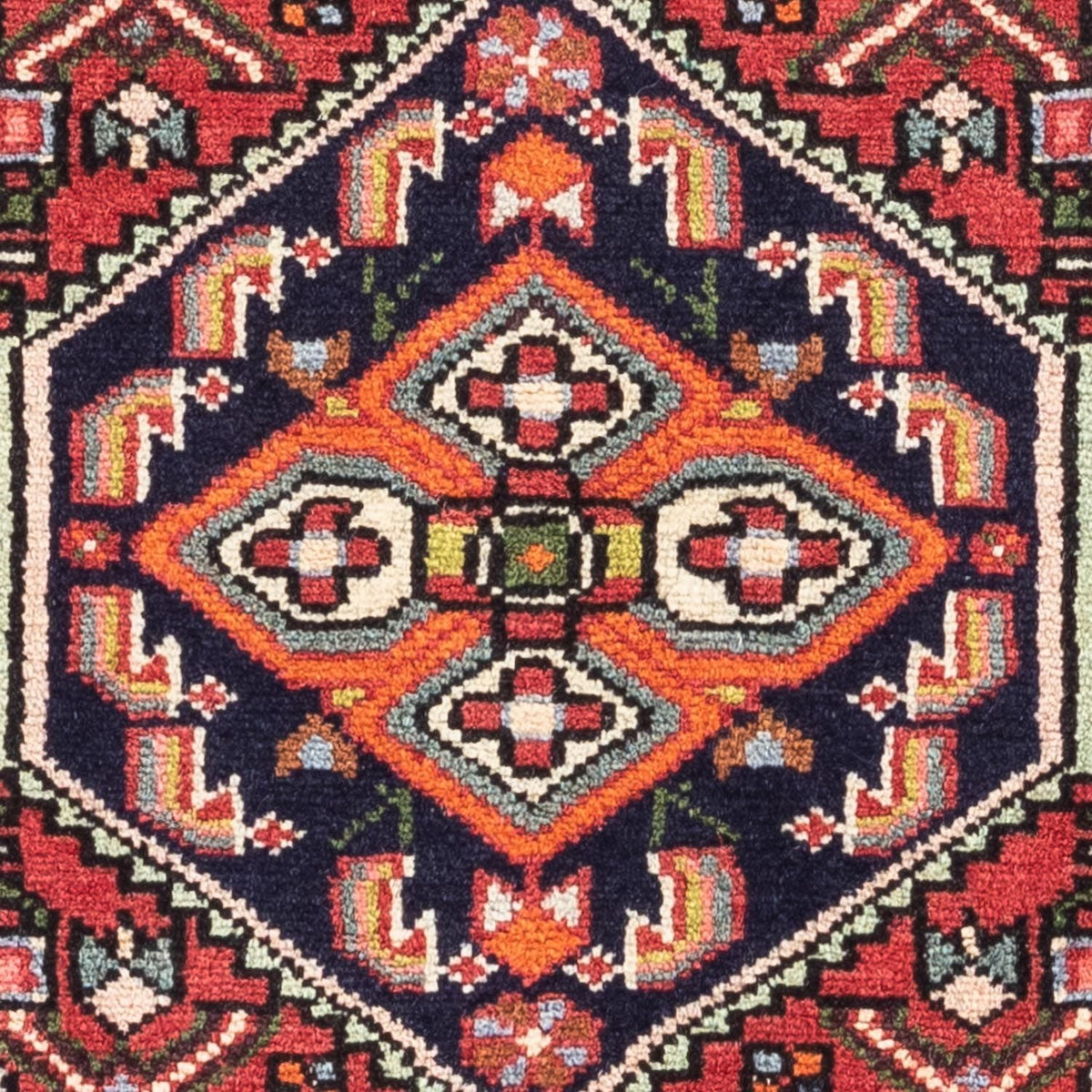 Alfombra persa - Nómada - 125 x 80 cm - rojo