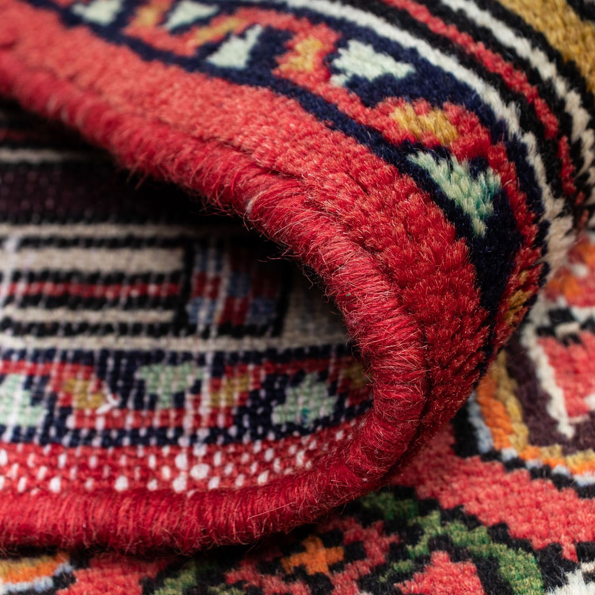 Alfombra persa - Nómada - 125 x 80 cm - rojo