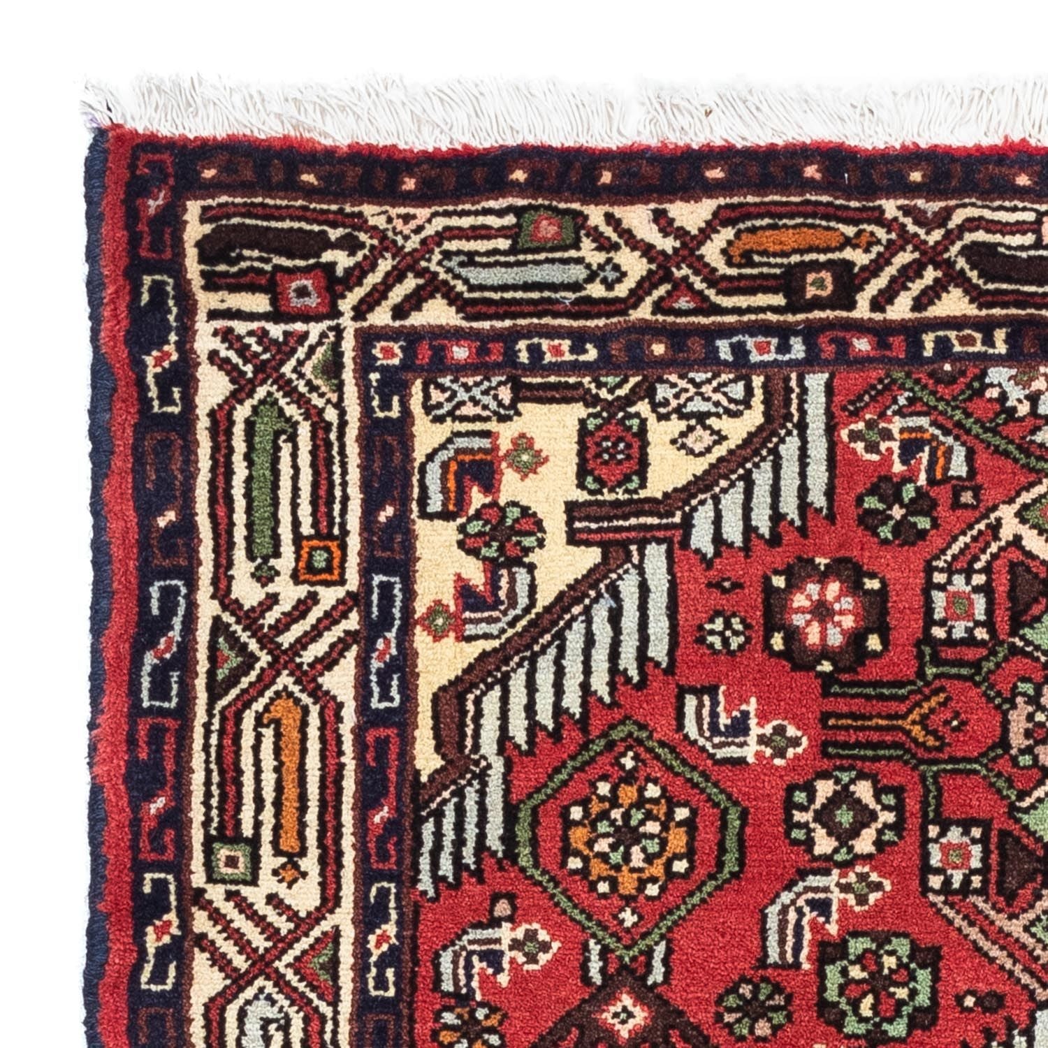 Alfombra persa - Nómada - 125 x 80 cm - rojo