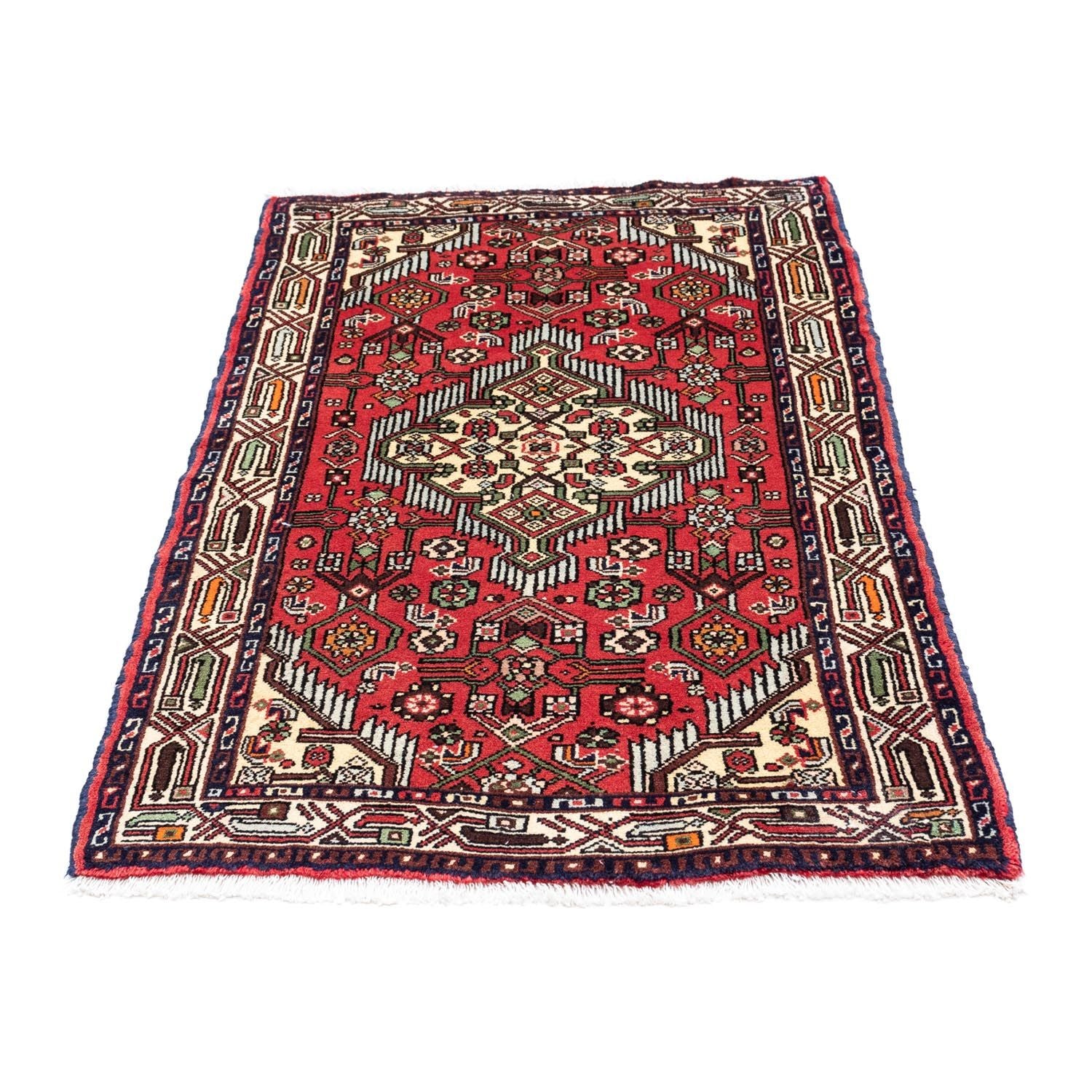 Alfombra persa - Nómada - 125 x 80 cm - rojo