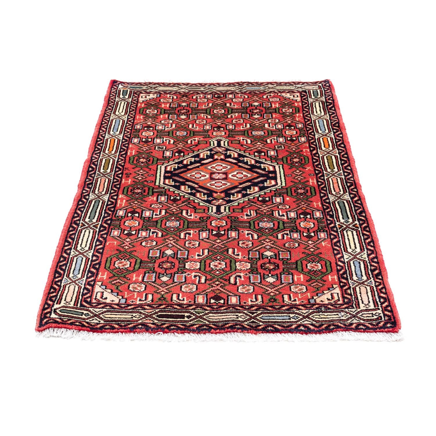 Alfombra persa - Nómada - 125 x 80 cm - rojo