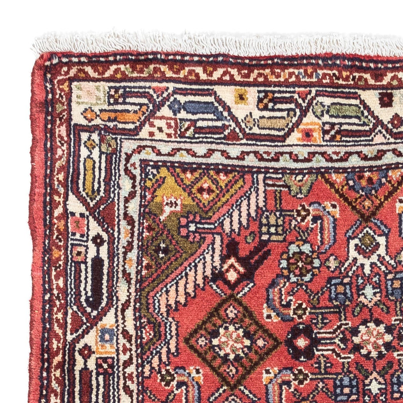 Alfombra persa - Nómada - 125 x 80 cm - rojo claro