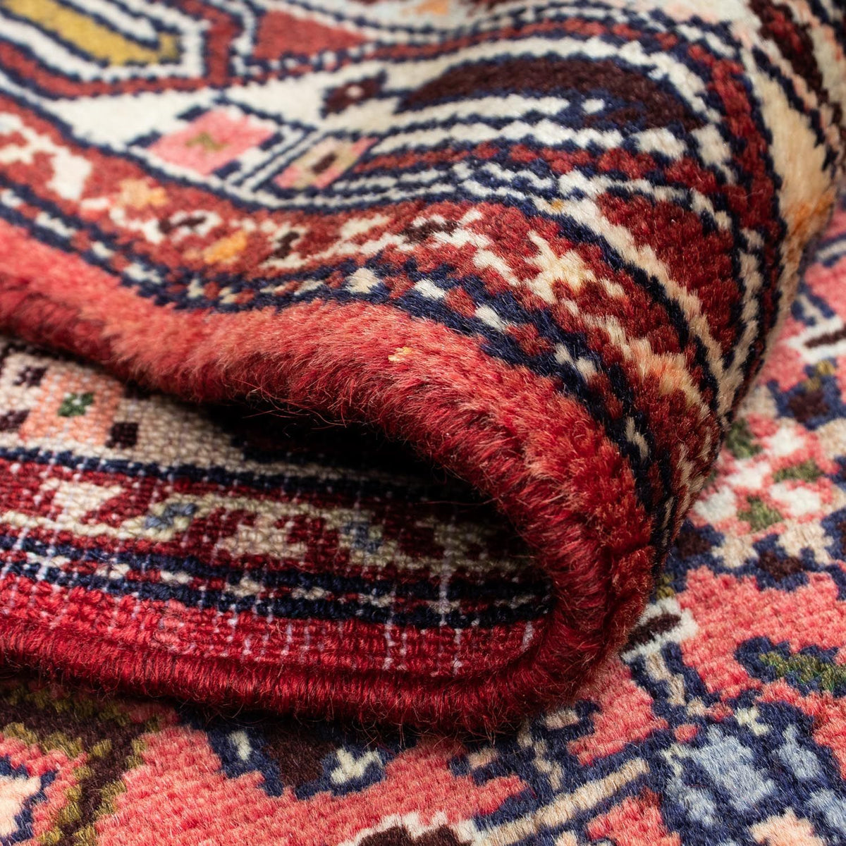 Alfombra persa - Nómada - 125 x 80 cm - rojo claro