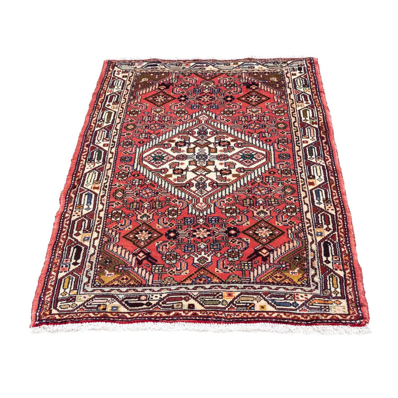 Alfombra persa - Nómada - 125 x 80 cm - rojo claro