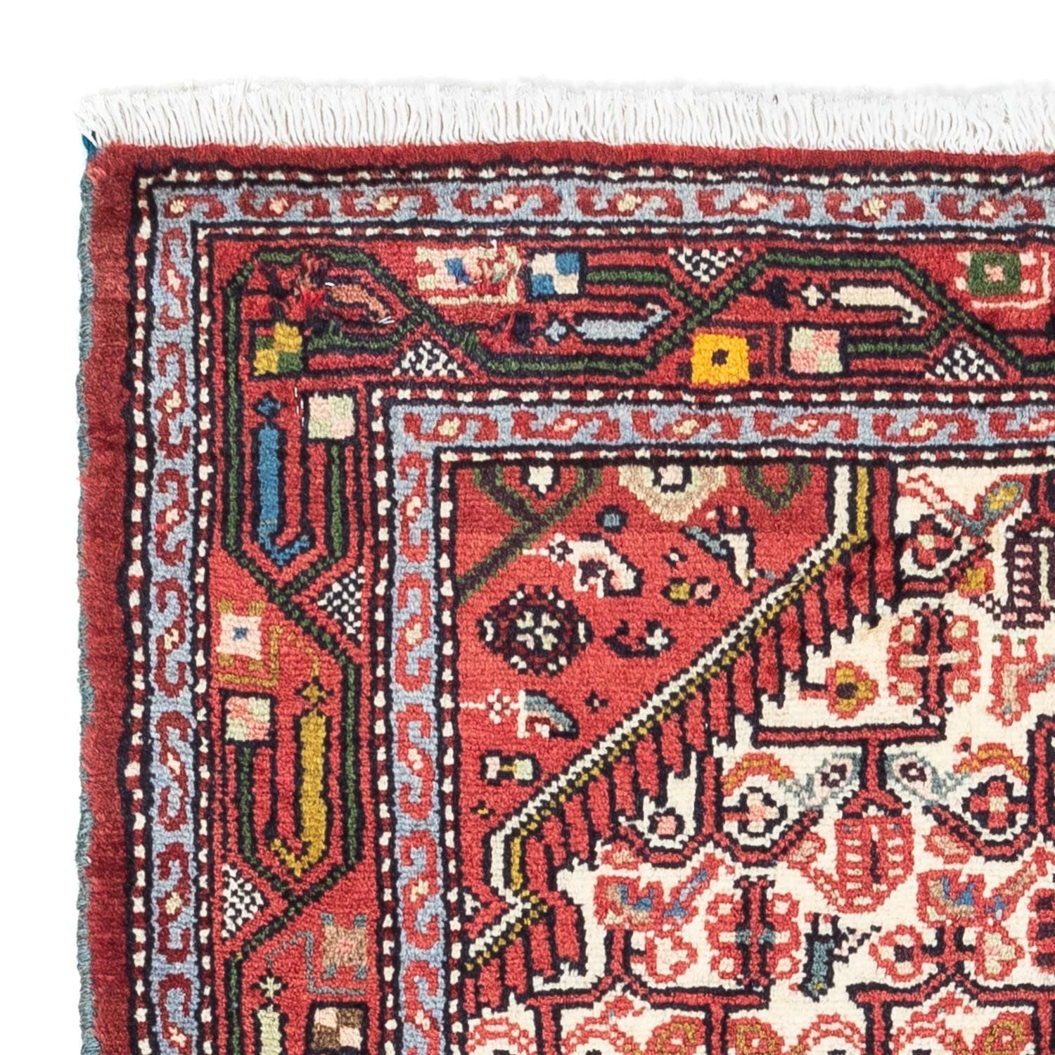 Alfombra persa - Nómada - 125 x 80 cm - rojo