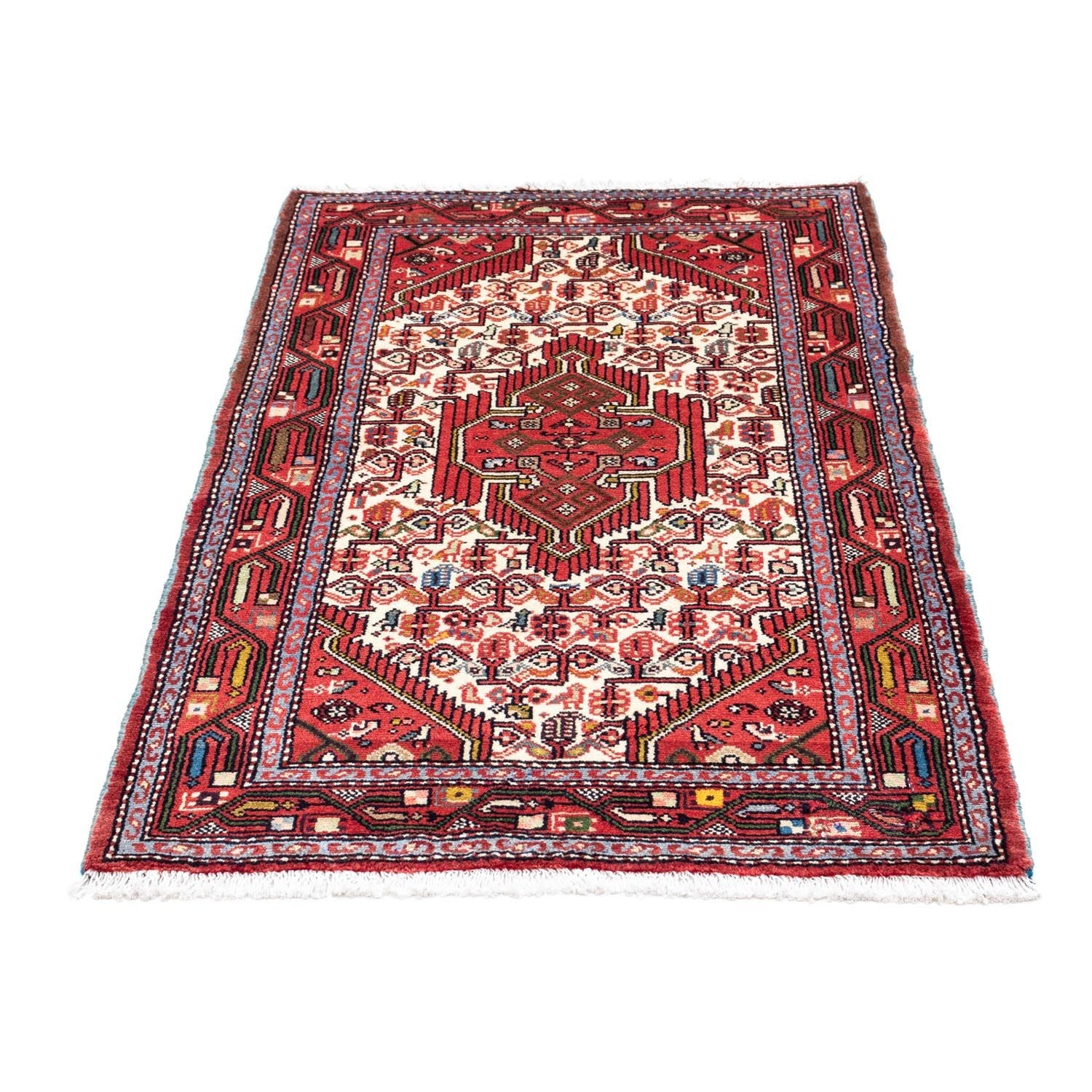 Alfombra persa - Nómada - 125 x 80 cm - rojo