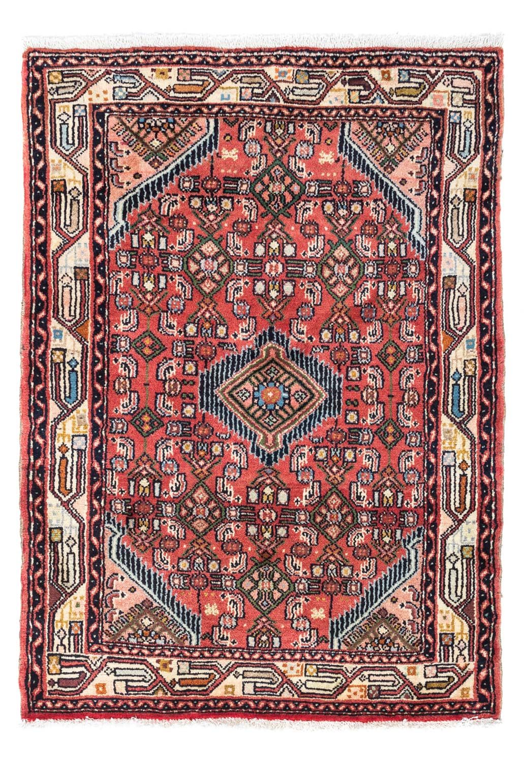 Alfombra persa - Nómada - 125 x 80 cm - rojo