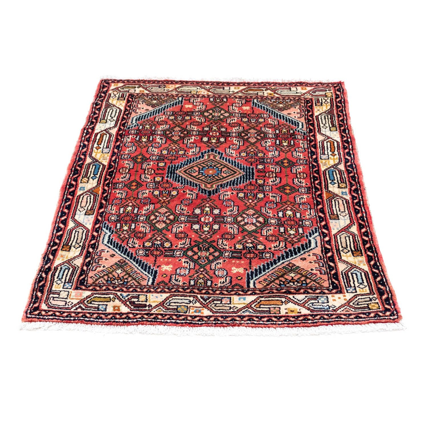 Alfombra persa - Nómada - 125 x 80 cm - rojo