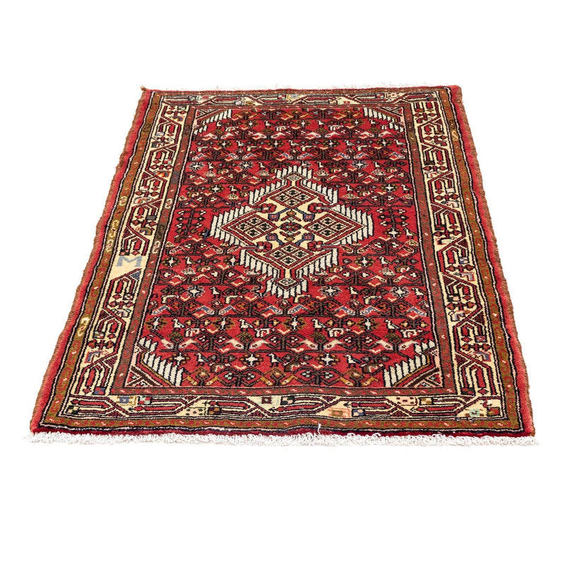 Alfombra persa - Nómada - 125 x 80 cm - rojo
