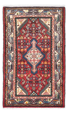 Alfombra persa - Nómada - 125 x 80 cm - rojo