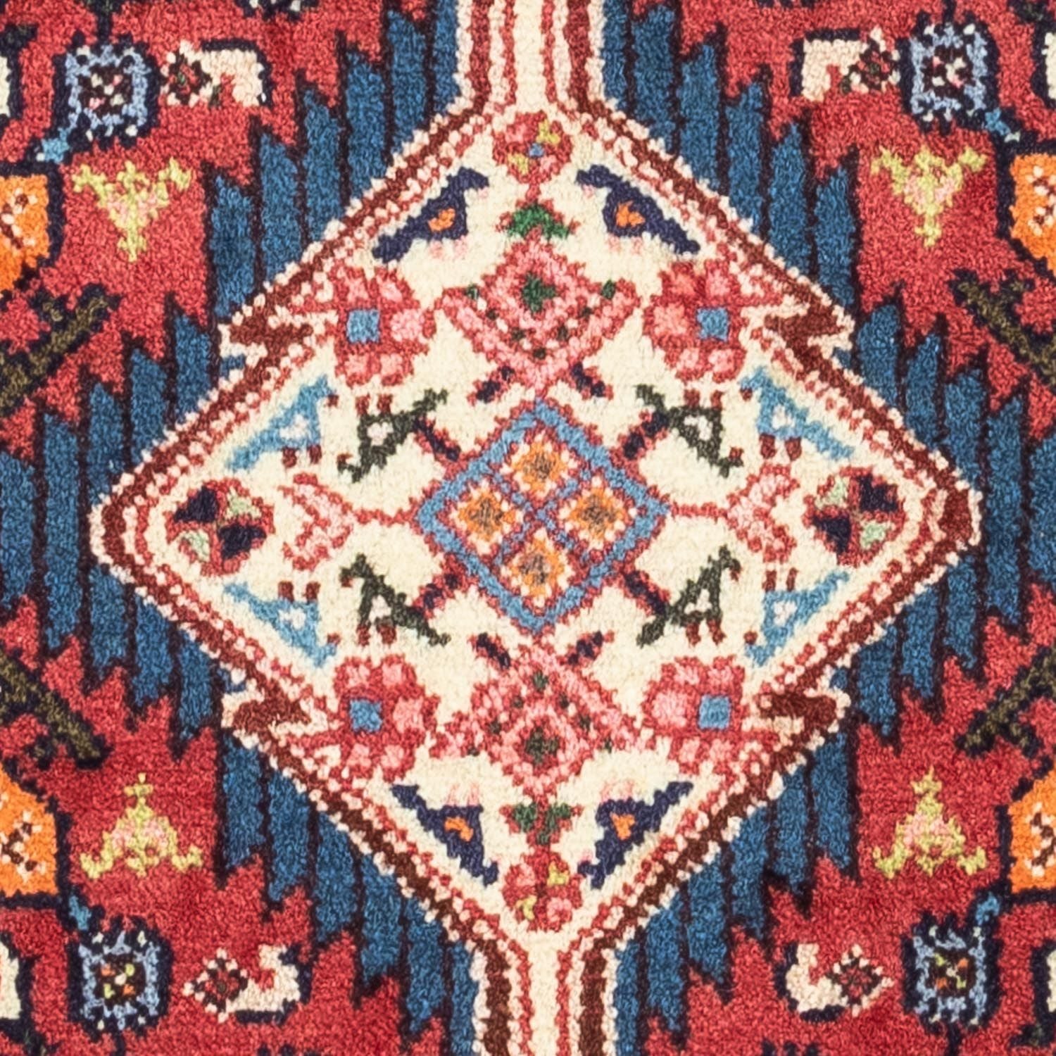 Alfombra persa - Nómada - 125 x 80 cm - rojo