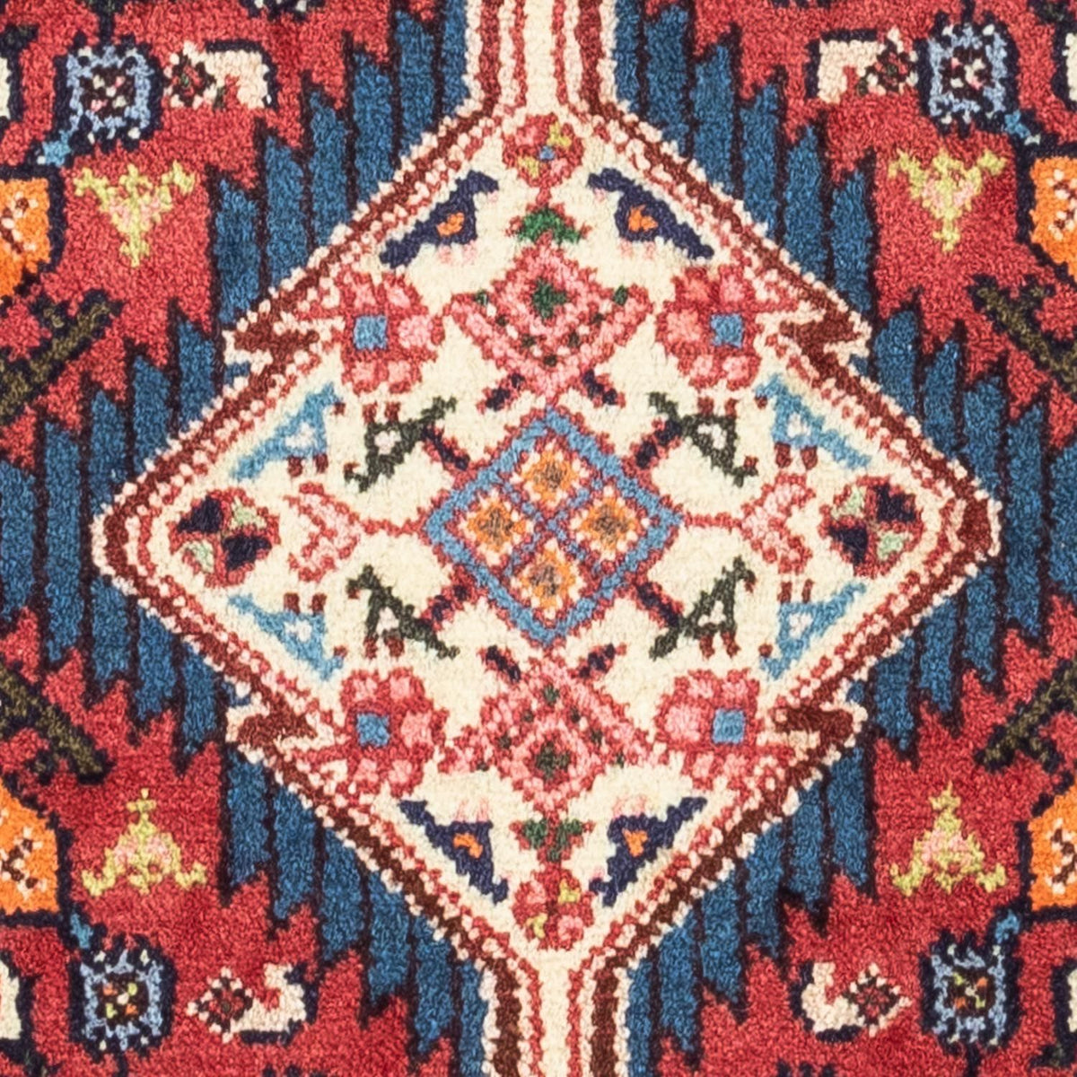 Alfombra persa - Nómada - 125 x 80 cm - rojo
